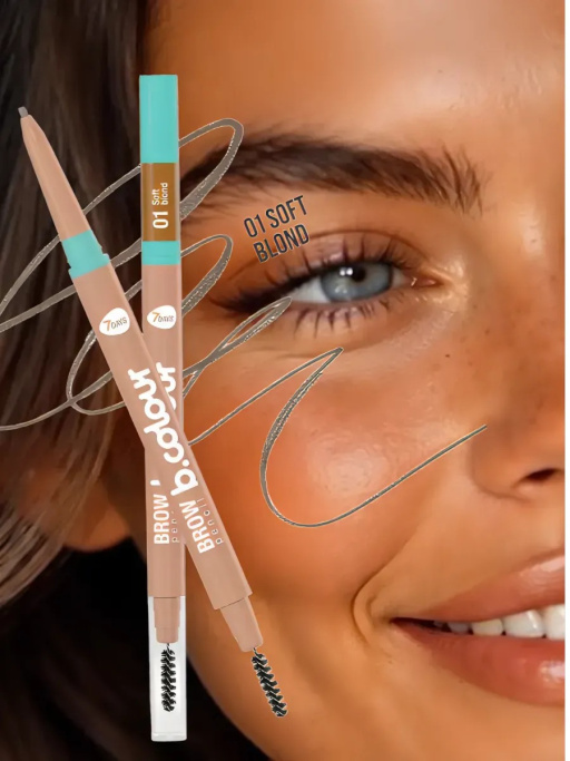 Автоматический Карандаш для бровей 01 Soft Blond
