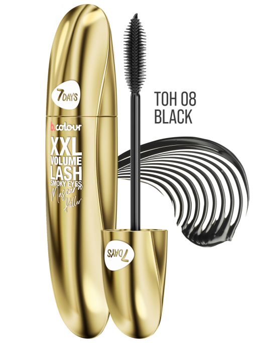 Тушь для ресниц, удлиняющая черная, Smoky Eyes / 08 BLACK