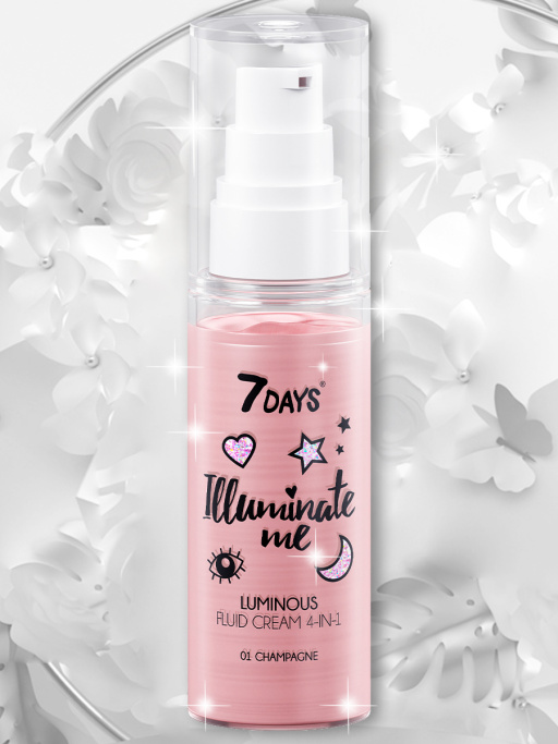 Праймер для лица 4-в-1 крем-флюид Rose girl