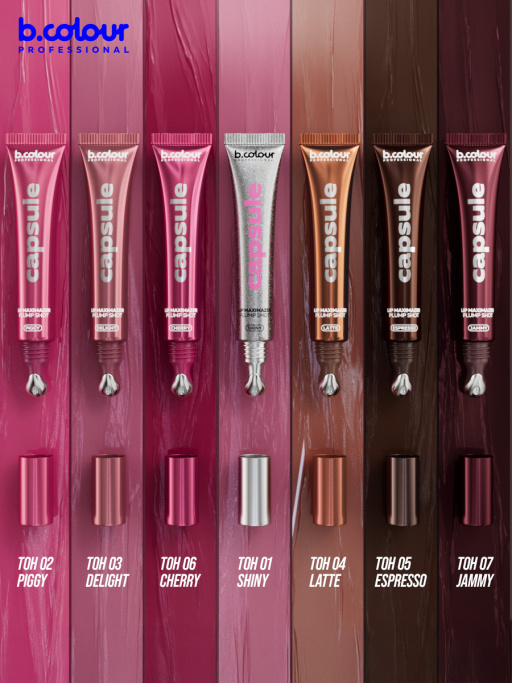 Блеск для губ, бальзам 01 SHINY, B.COLOUR PROFESSIONAL