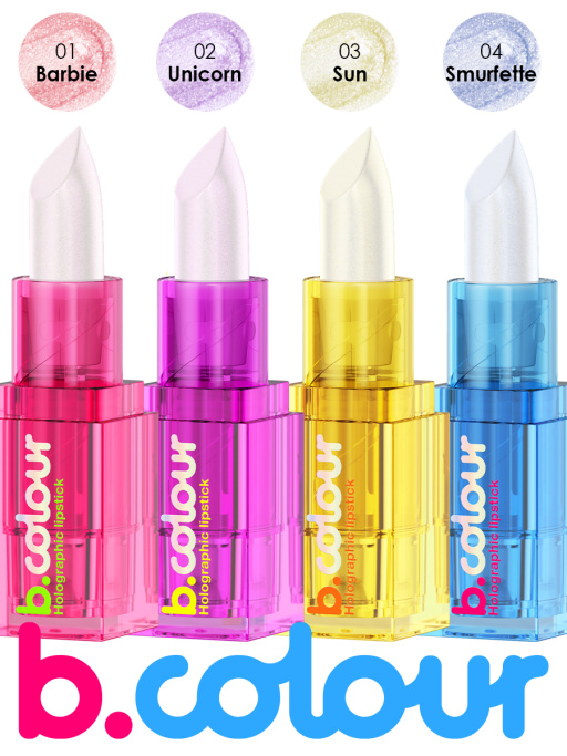 Помада для губ мерцающая / 04 SMURFETTE