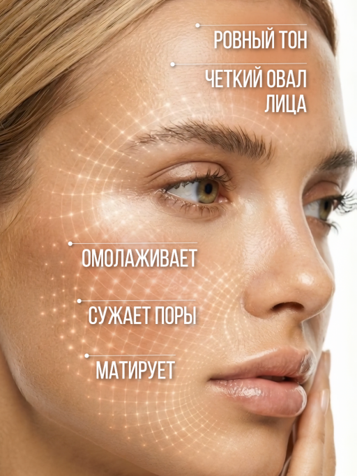 Крем для лица матирующий с Ниацинамидом 10%, массажер 2в1, 80 мл