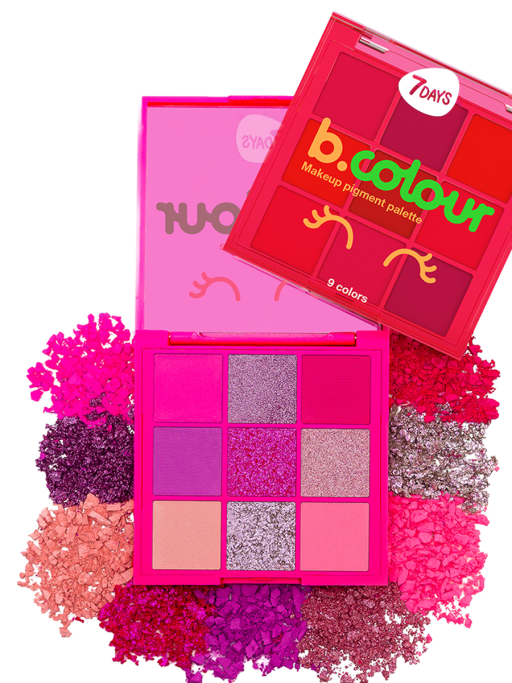 Палетка пигментов для макияжа UVglow / 01 ELECTRIC