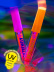 Тинт для губ светящийся с блестками UVglow Neon / 201 Pop-rose