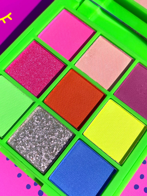 Палетка пигментов для макияжа UVglow Neon / 502 Futuristic