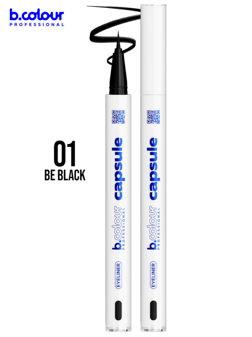 Подводка для глаз черная / 01 Be black, B.COLOUR PROFESSIONAL CAPSULE