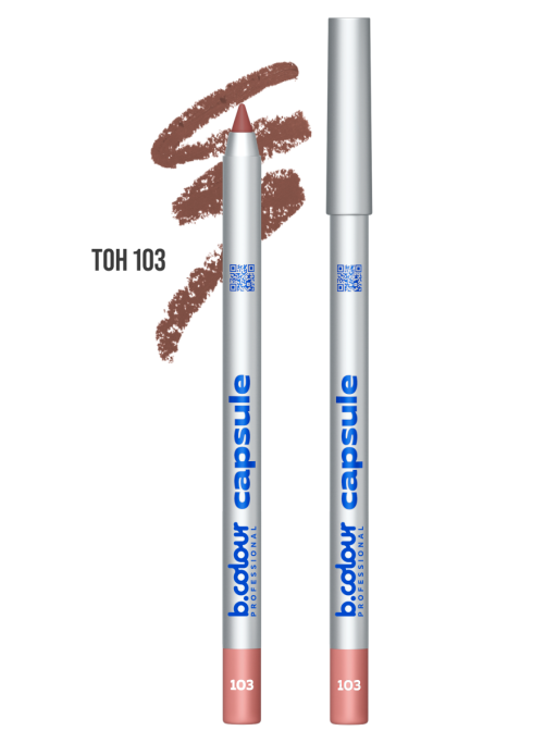 Карандаш для губ стойкий / 103 (беж карамель), B.COLOUR PROFESSIONAL CAPSULE