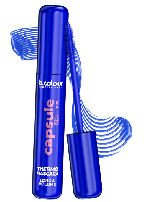 Тушь для ресниц, термотушь, объем и удлинение / ELECTRIC BLUE, B.COLOUR PROFESSIONAL 