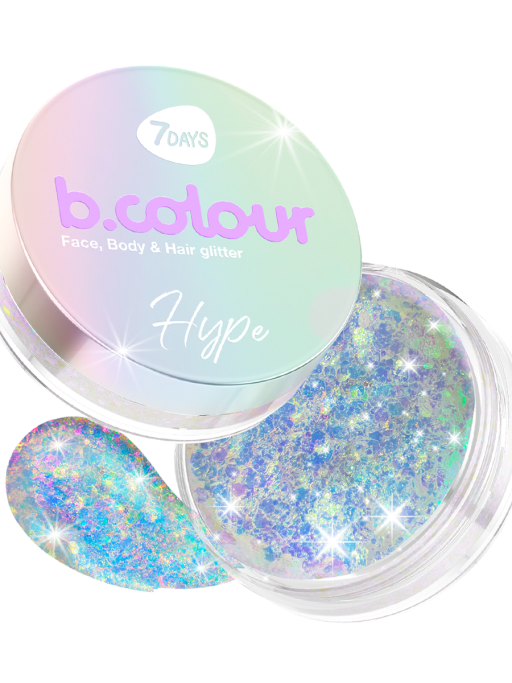 Глиттер для волос, лица и тела / 02 HYPE