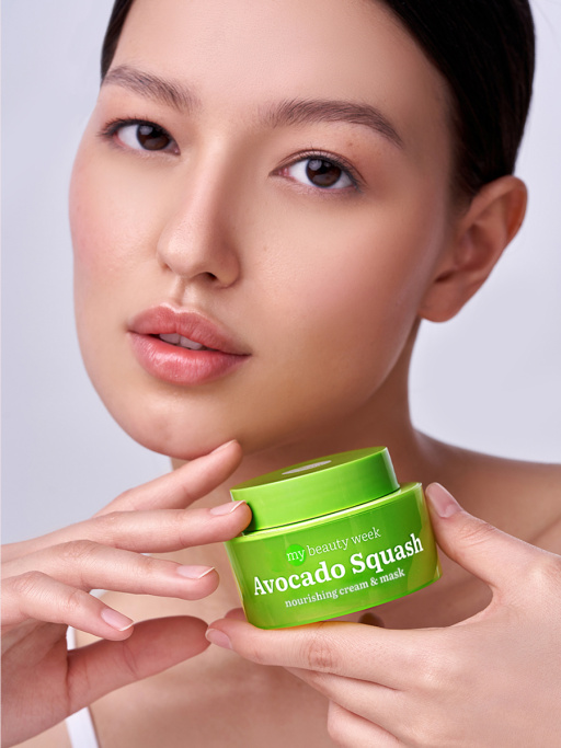 Крем для лица увлажняющий ночной AVOCADO SQUASH