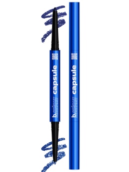 Карандаш для глаз каял 2в1, smoky eyes / 02 Dazzling blue, B.COLOUR PROFESSIONAL CAPSULE