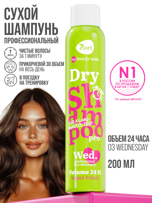 Сухой шампунь для объема VOLUME 24H