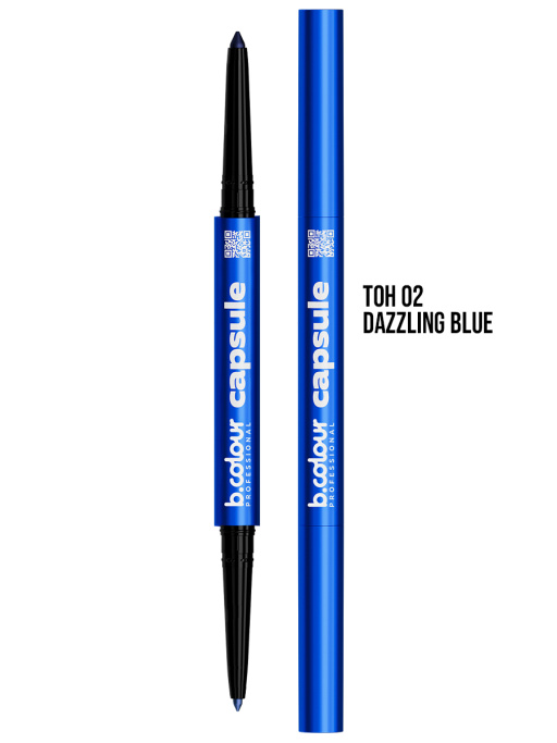 Карандаш для глаз каял 2в1 02, B.COLOUR PROFESSIONAL