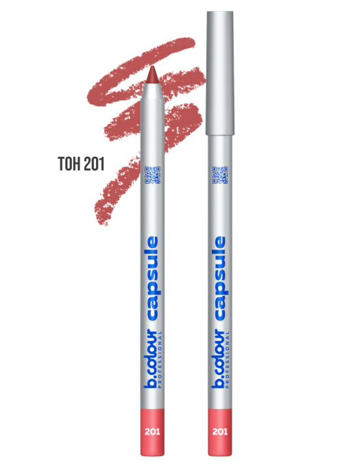Карандаш для губ стойкий / 201, B.COLOUR PROFESSIONAL CAPSULE