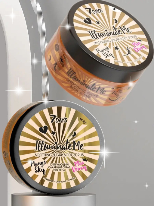 Смягчающий сахарный скраб для тела Miss Crazy