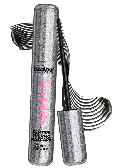 Тушь для ресниц сыворотка с пептидами, термотушь, укрепление и рост / ULTRA BLACK, B.COLOUR PROFESSIONAL 