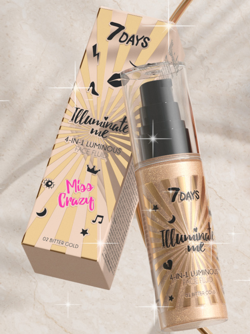 Праймер для лица 4-в-1 крем-флюид Miss Crazy